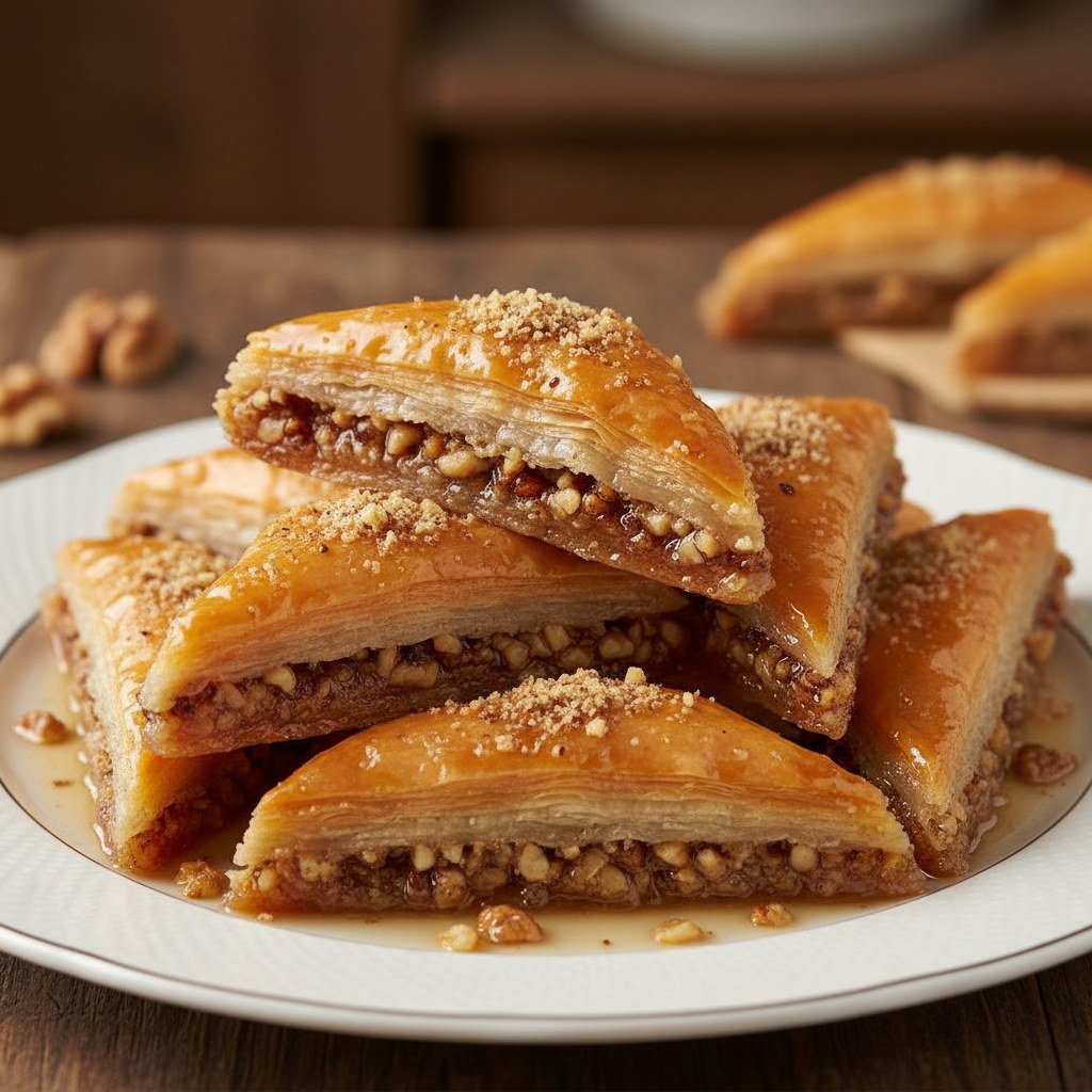 Cevizli havuç dilim baklava