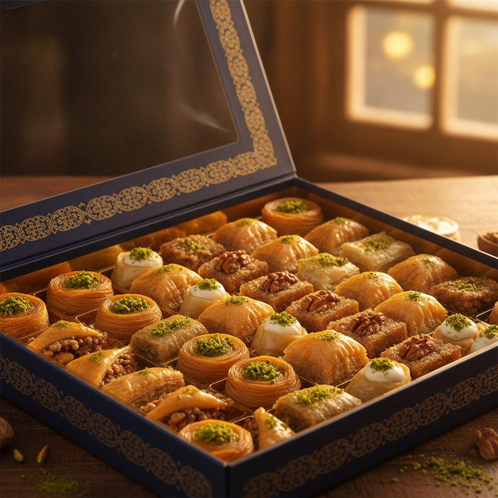 Karışık baklava ikram kutusu