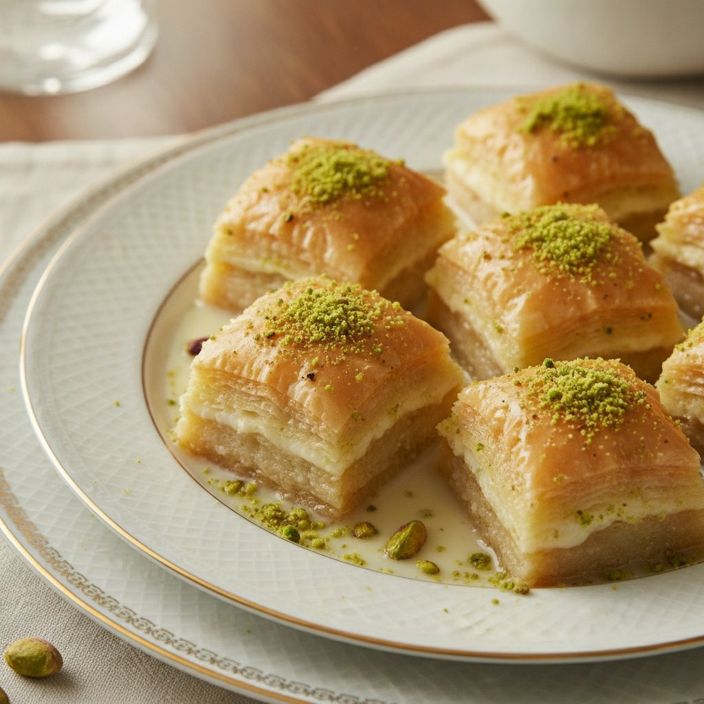 Sütlü nuriye baklava
